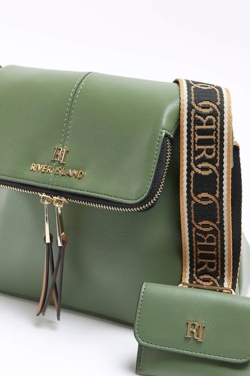 River island hotsell green bag