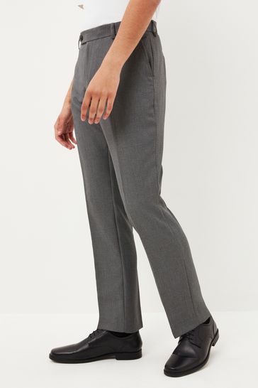 Skinny fit shop grey trousers