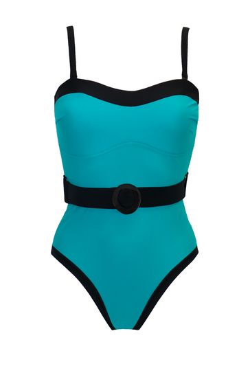 Belted swimming costume new arrivals