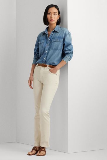 Blue jean ralph lauren shirt top