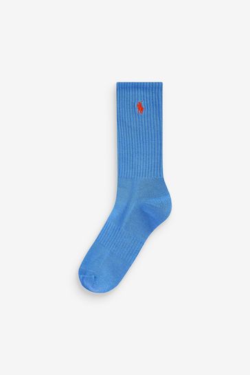 Blue polo socks clearance