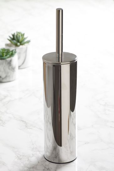 Chrome toilet brush discount