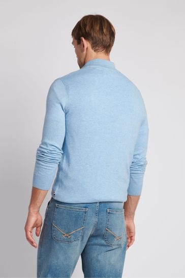 Mens funnel neck zip through 2025 sweatshirt