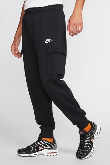 Nike Black Club Cargo Joggers