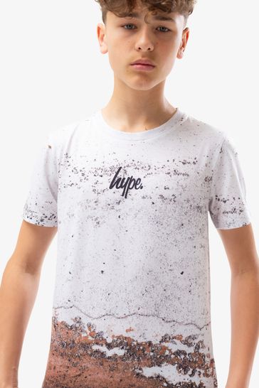 Buy Hype. Boys Ripped Stone White T Shirt from Next Netherlands