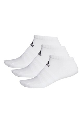 adidas White Trainer Socks 3 Pack Kids