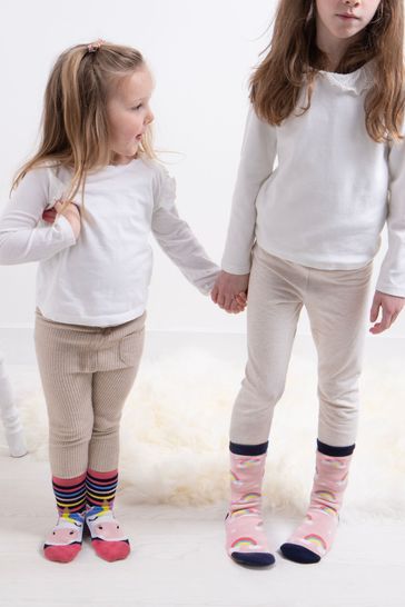 Totes Pink Toasties Childrens Original 2 Pack Socks