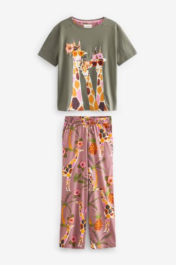 Girls on sale giraffe pyjamas
