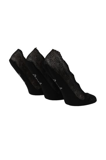 Buy Pringle Black Lace No Show Liners Socks from Next Singapore
