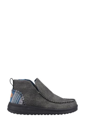 Hey dude helis leopard fleece outlet shoe