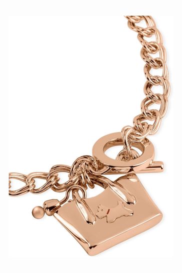 Buy Radley Ladies Rose Gold Tone Wood Street 18ct Handbag Double