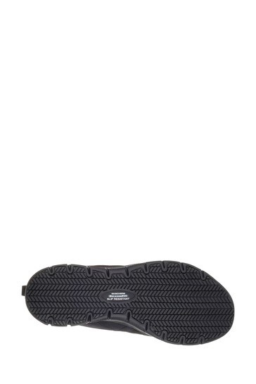 Buy Skechers Black Ghenter Srelt Slip Resistant Womens Trainers
