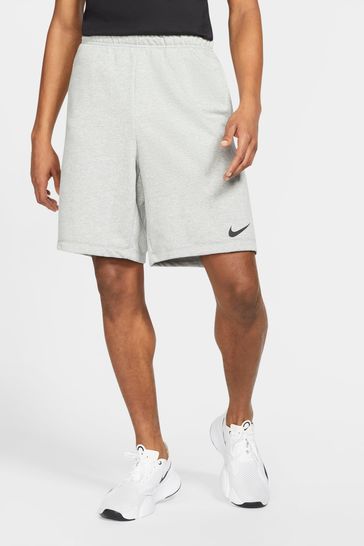 Nike Grey Dry Dri-FIT Fleece Training Shorts