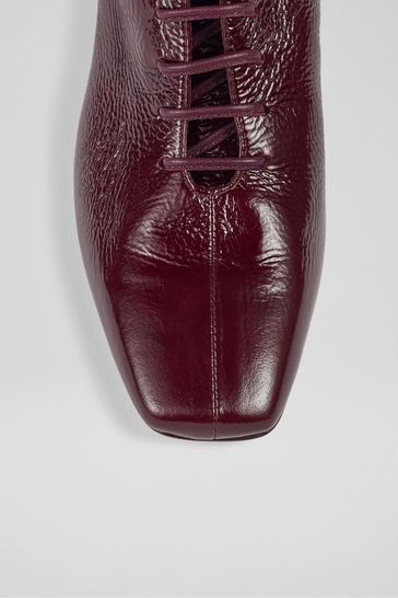 Buy LK Bennett Red Open Lace Up Arabella Boots from Next Luxembourg