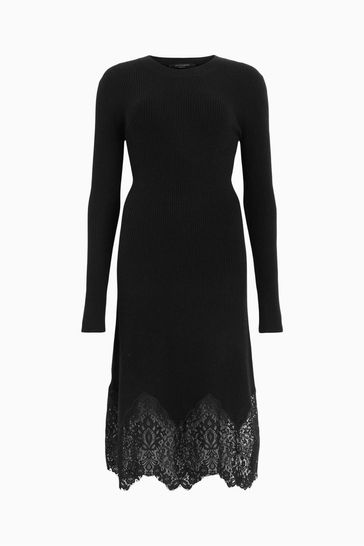 Milly black shop lace dress