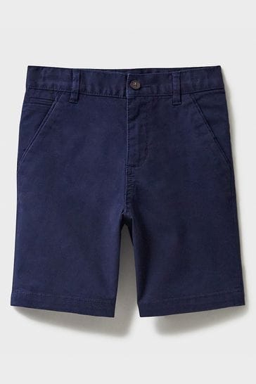 Crew Clothing Company Blue  Cotton Classic Casual Shorts