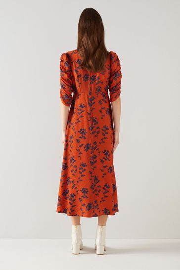 Lk bennett orange dress shop