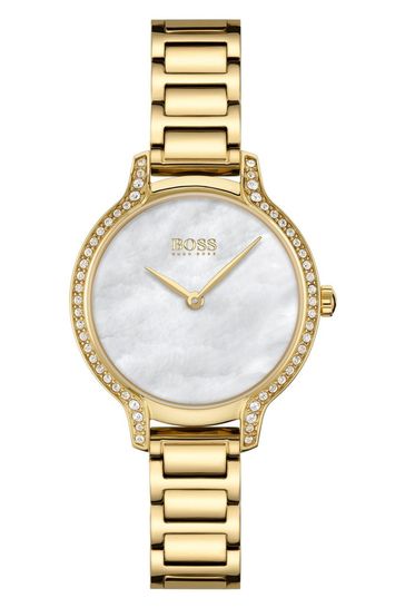 BOSS Gala Gold IP Bracelet Watch