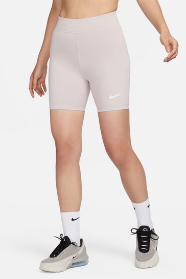 Nike Pale Pink Classic High Waisted 8" Cycling Shorts