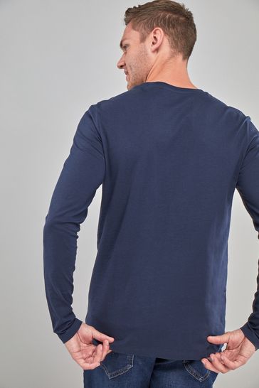 Buy Long Sleeve Crew Neck T-Shirt from 