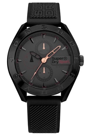 Superdry Grey Silicone Watch