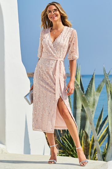 Occasion shop wrap dress