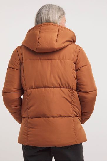 Buy JD Williams Orange Padded Puffer Coat from Next Belgium