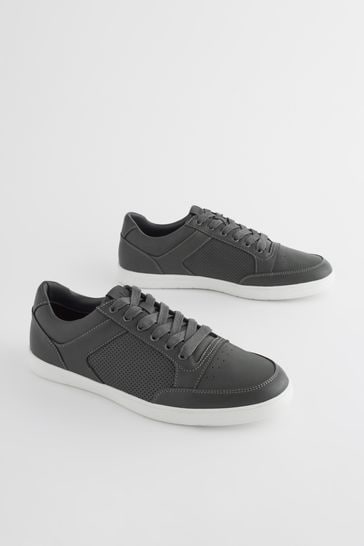 Black grey trainers sale