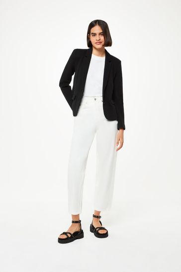 Whistles slim jersey jacket black on sale