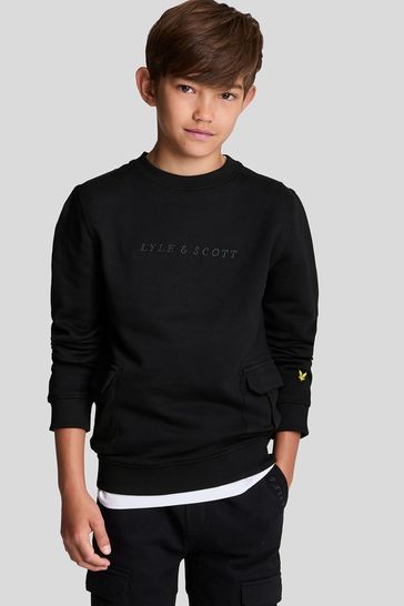 Buy Lyle Scott Boys Utility Cargo Jersey Sweatshirt from Next Bahrain