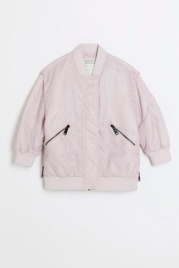 River island pink biker sale jacket