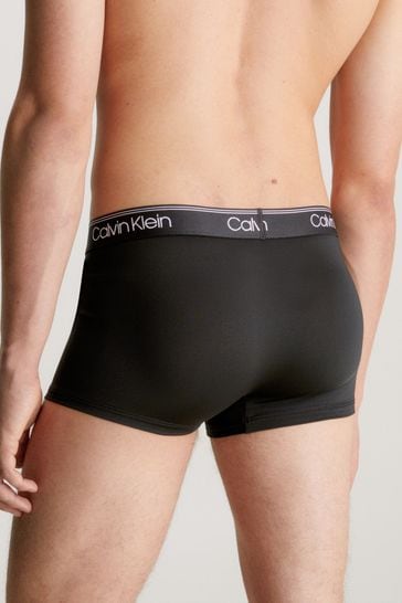 Calvin klein black low rise cheap trunk