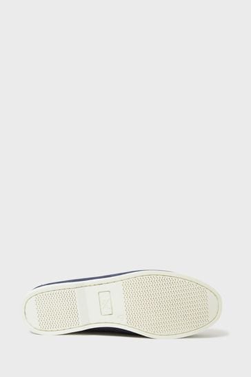 Blue deals leather pumps