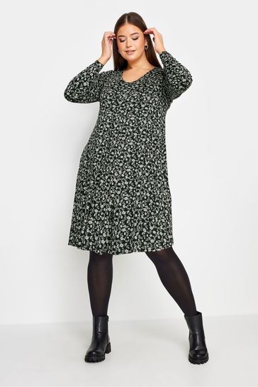 Yours Curve Black Midi Dress