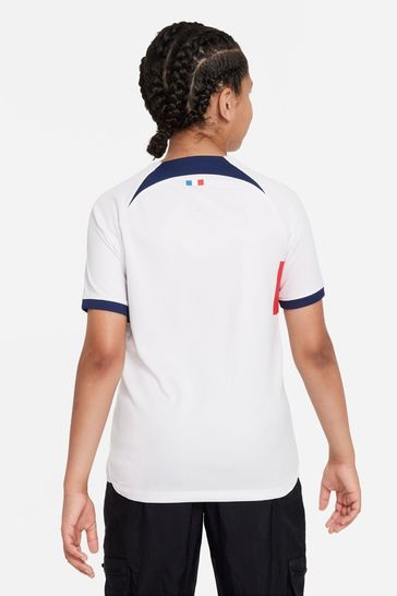 Buy Nike White Blue T Shirt from Next Netherlands