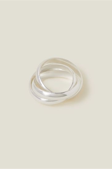 Accessorize rings sterling silver sales