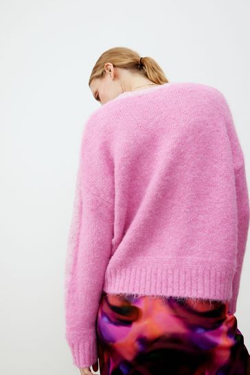 Pink wooly jumper hot sale