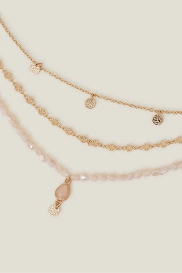 Accessorize layered on sale necklace