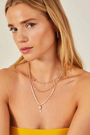 Accessorize layered new arrivals necklace