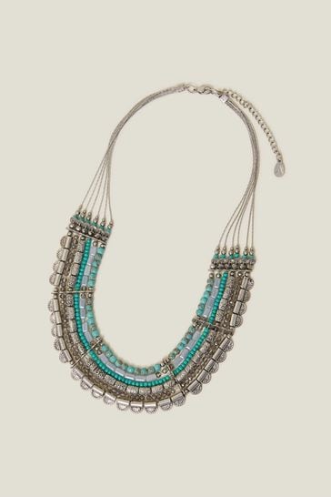 Accessorize statement necklace top