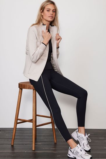 Mint velvet grey padded coat sales