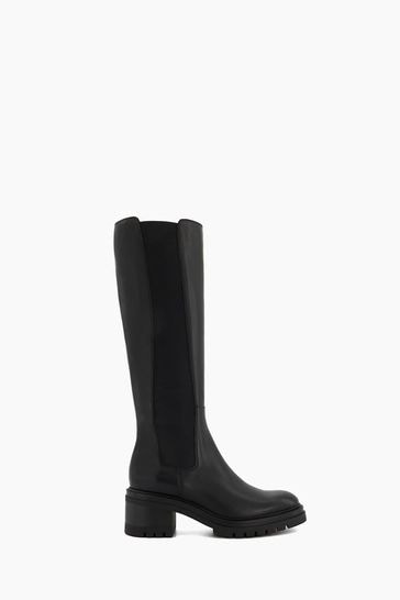 Buy Dune London Tesa High Leg Chelsea Black Boots from Next Hungary