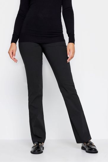 Long Tall Sally Black Bi-Stretch Bootcut Trousers