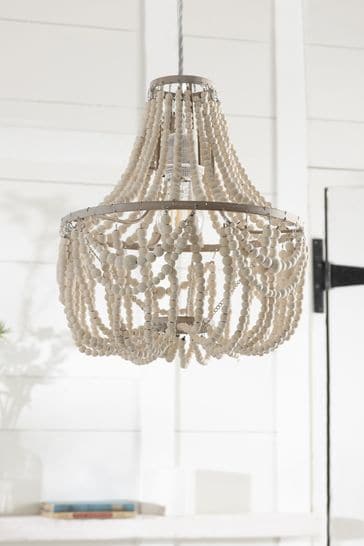 Beaded pendant best sale shade