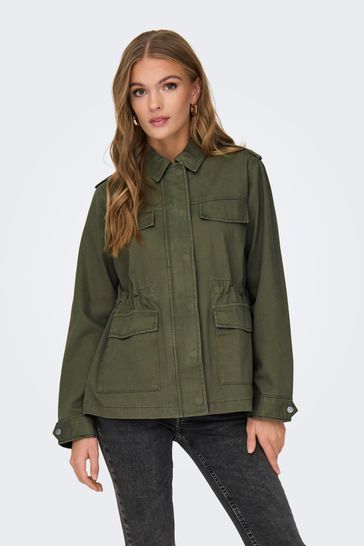 ONLY Green Utility Cargo Jacket