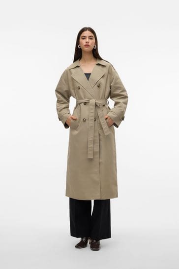 Tie waist trench coat clearance