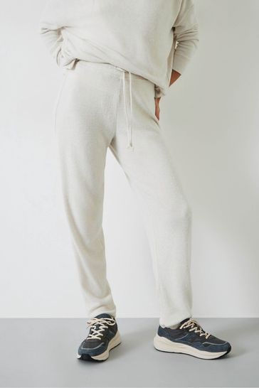 Hush White Elle Supersoft Relaxed Joggers