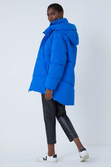 Oversized padded coat with hood outlet