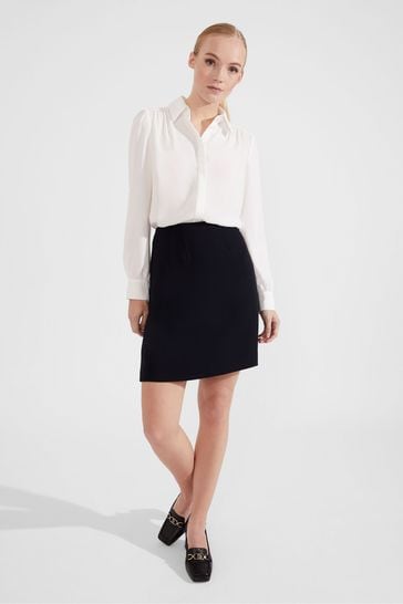 Buy Hobbs White Caitlyn Shirt from Next Kuwait