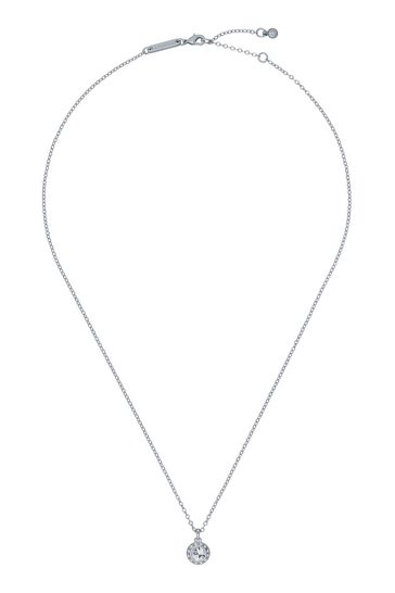 Silver ted store baker necklace